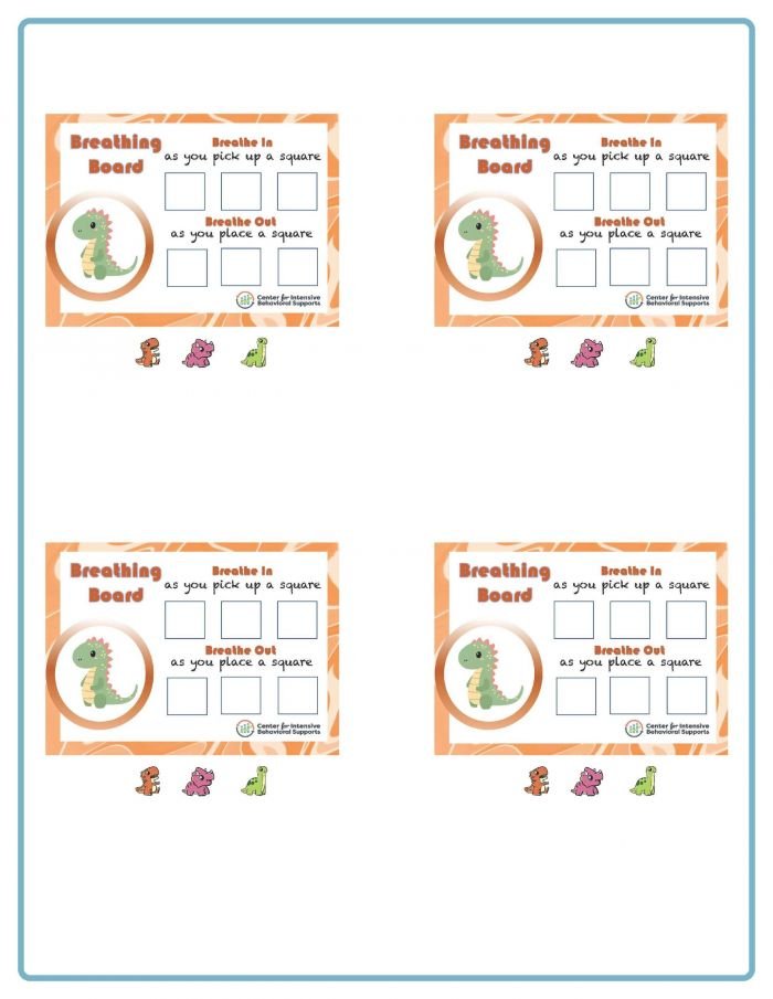 Resource for Breathing Board - 3 breaths - mini-icons 