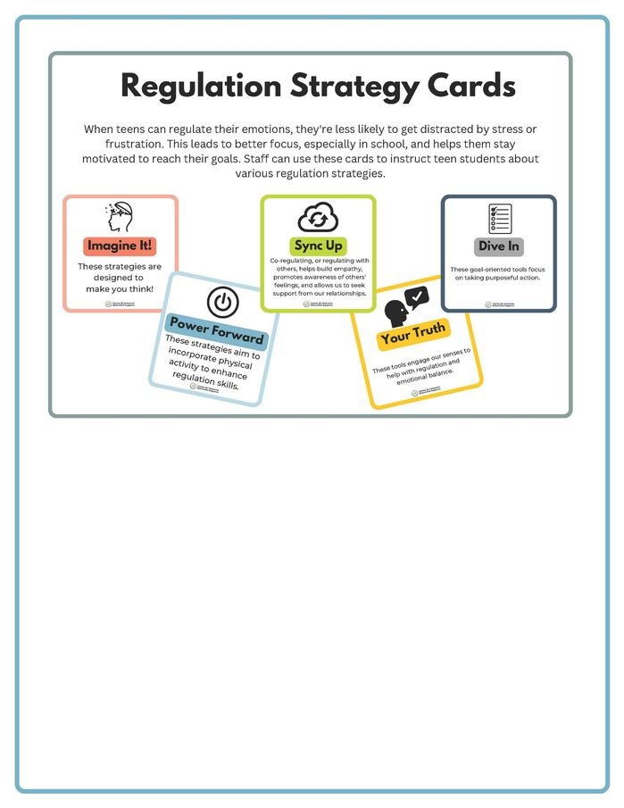 Resource for Regulation Strategy Cards